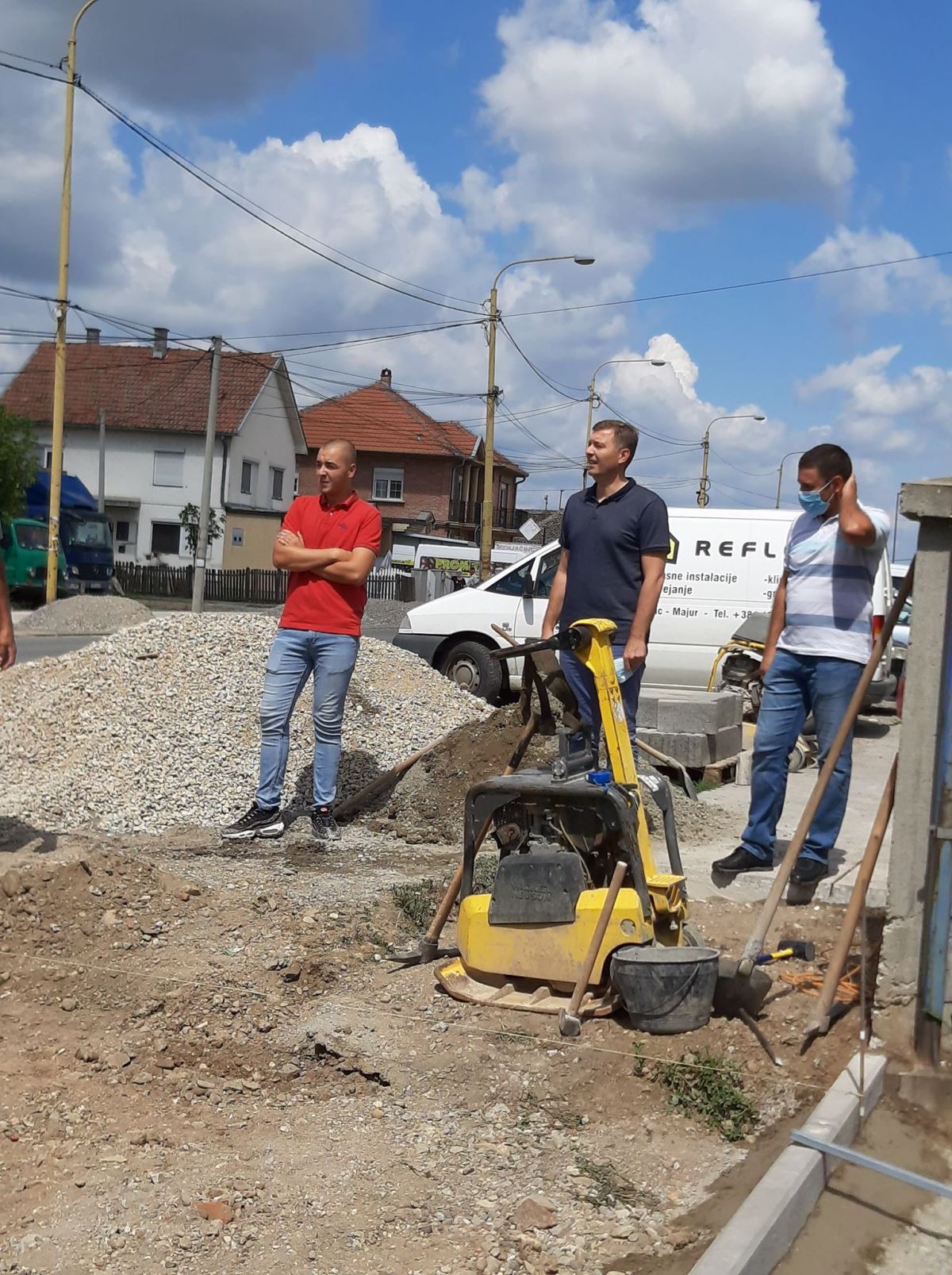 Izgradnja trotoara u ulici Vojvode Janka Stojićevića