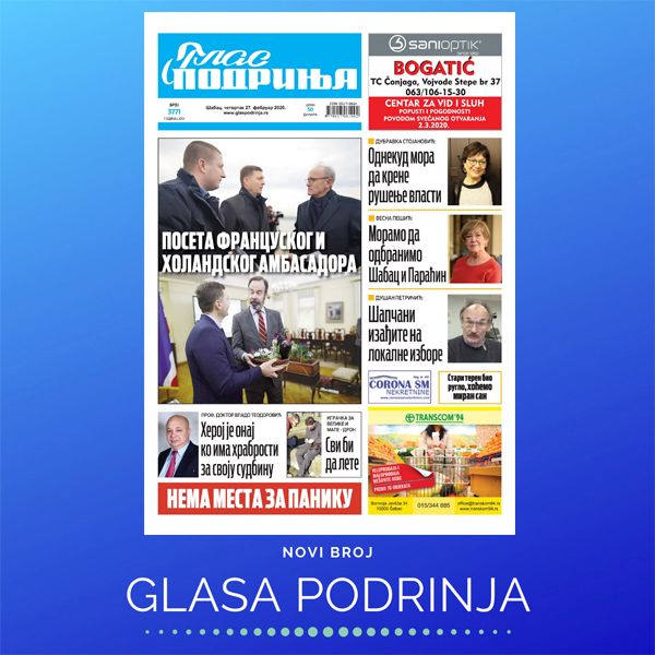 „Glas Podrinja“ u novom broju donosi