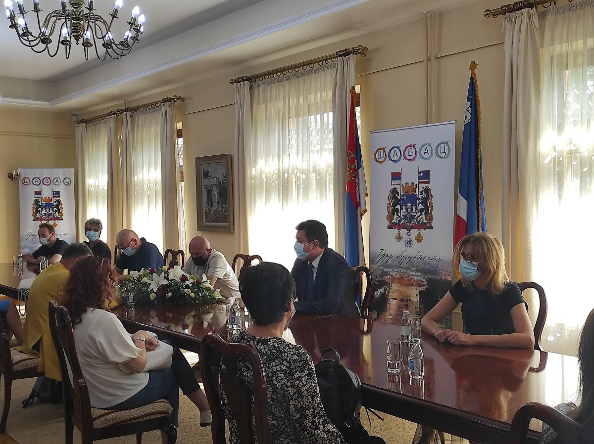 Foto: Glas Podrinja / Prijem gradonačelnika Šapca za predstavnike Jevrejke opštine Beograd i Pančevo