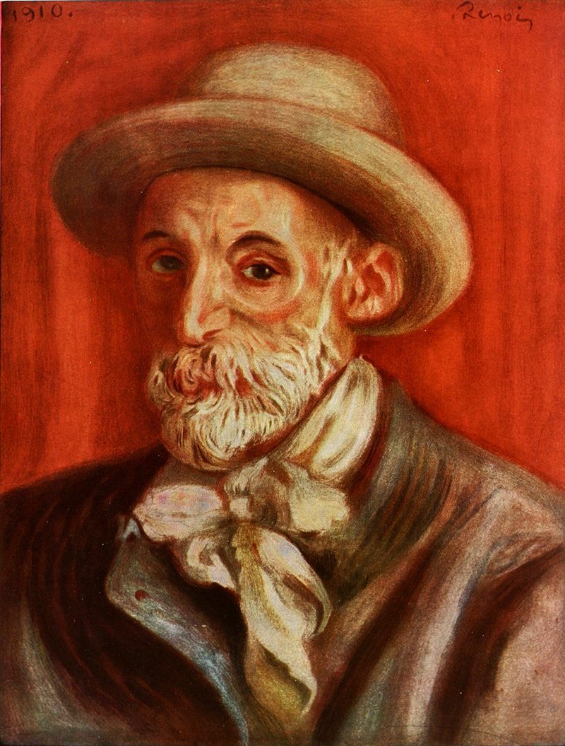 Autoportret velikog umetnika (Autor: Pjer Ogist Renoar - plain photo, Javno vlasništvo, https://commons.wikimedia.org/w/index.php?curid=42021)
