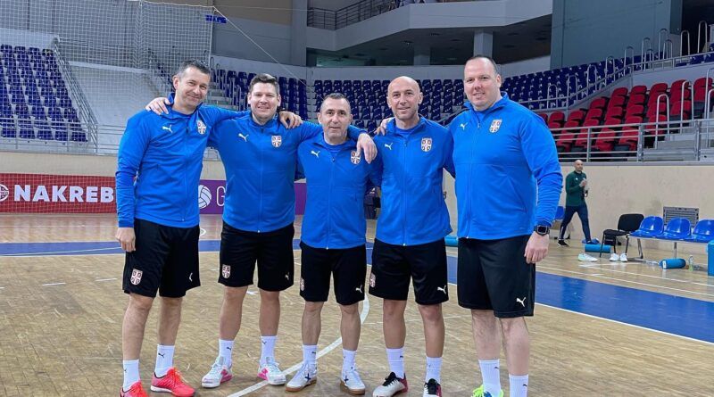 Stručni štab Srbije (foto: futsalsrbija.com)