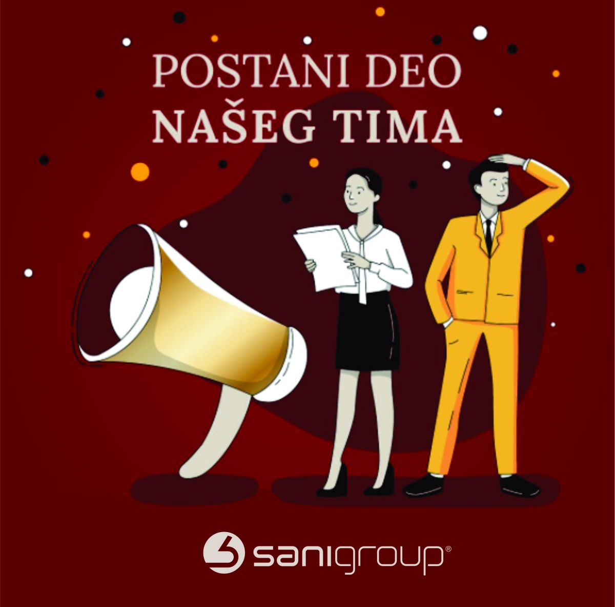 Sanigroup d.o.o.: Potreban saradnik u Sektoru marketinga i prodaje