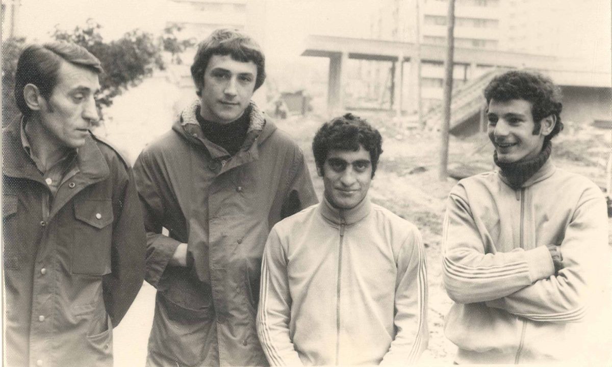 Ćosa i šampioni Vojvodine (1976): Bajić, Miražić i Marković, Foto: Privatna arhiva