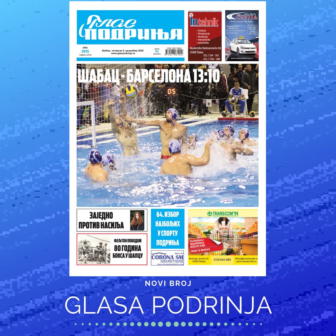 Čitajte novi broj Glasa Podrinja