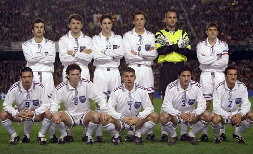 Pred meč protiv Španije u decembru 1997 (foto: BBC)