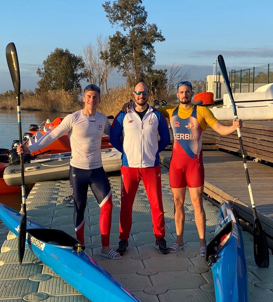 Šabački trio u Antaliji: Lagundžić, Pavlović, Subotić (foto: KK Zorka)