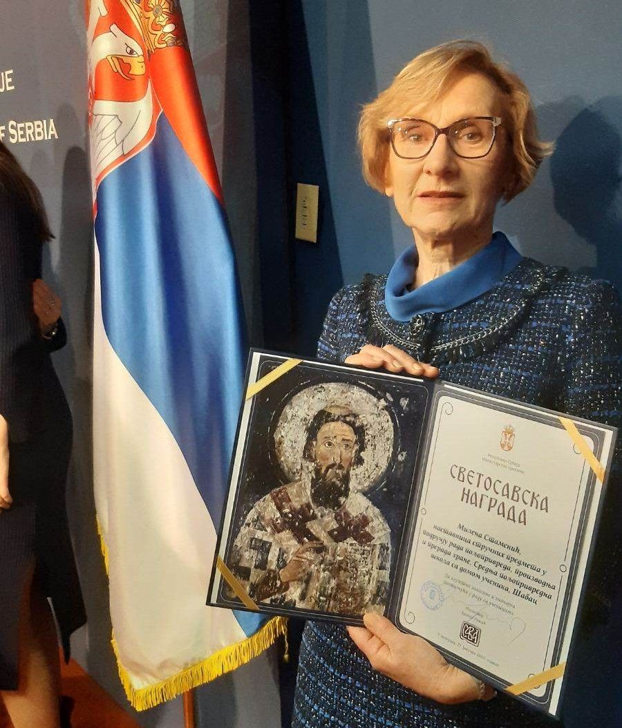 Profesorka Milena Stamenić:  Nagrade su podstrek i obaveza, Foto: Privatna arhiva