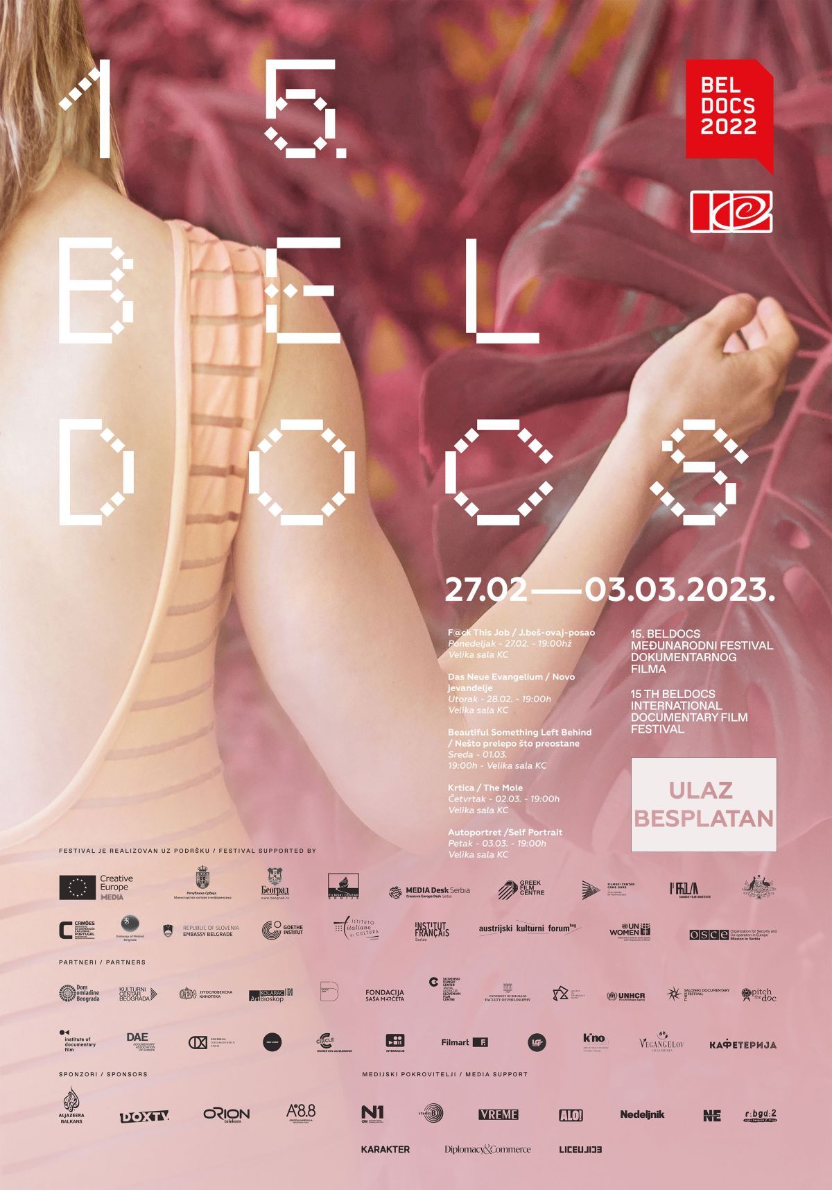 Turneja Beldocs festivala  u Šapcu do petka u KC