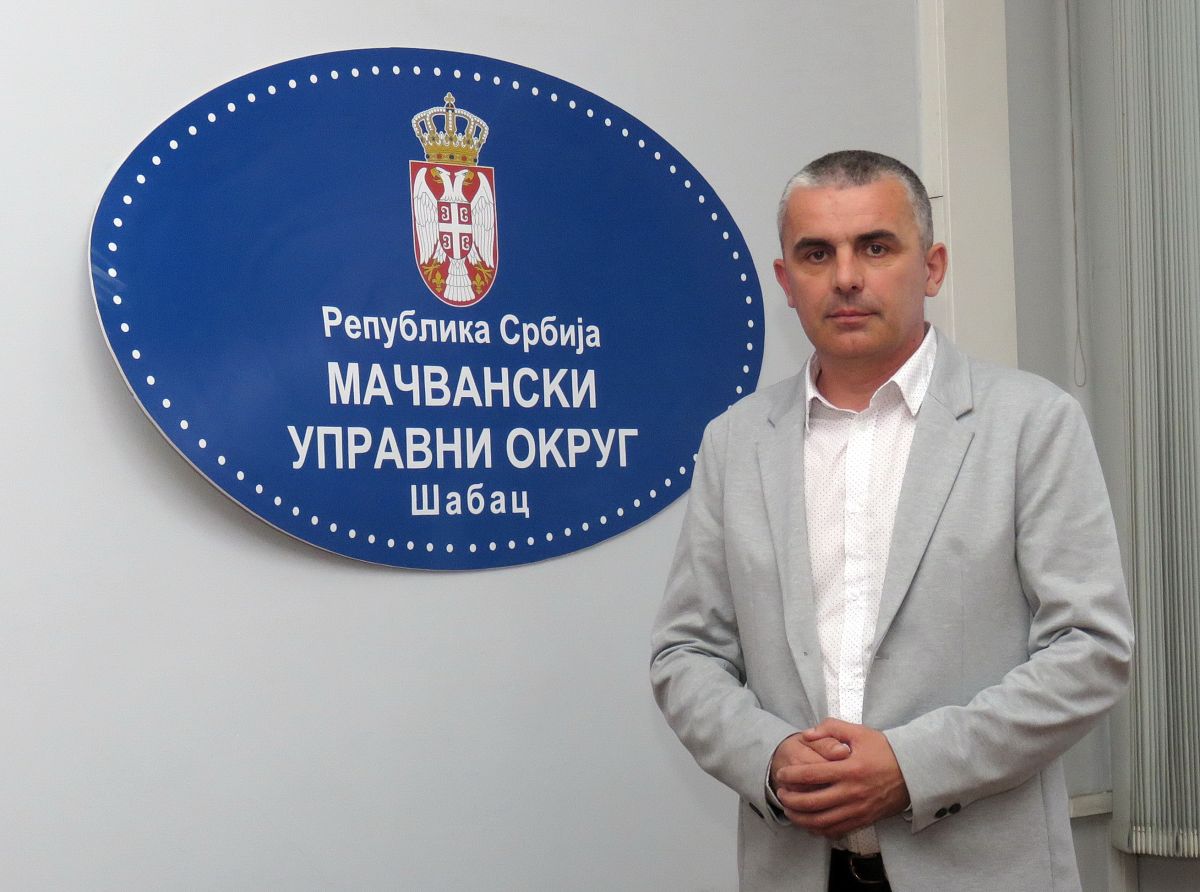 Foto: Glas Podrinja, Željko Marjanović , načelnik Mačvanskog upravnog okruga