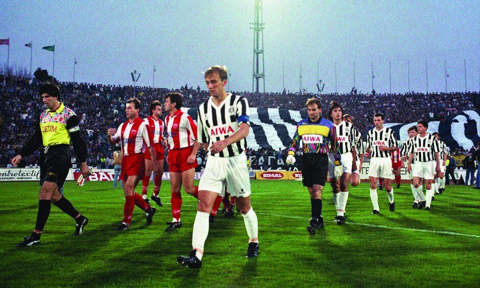 Večiti derbi 1991. (foto: www.partizanopedia.rs)