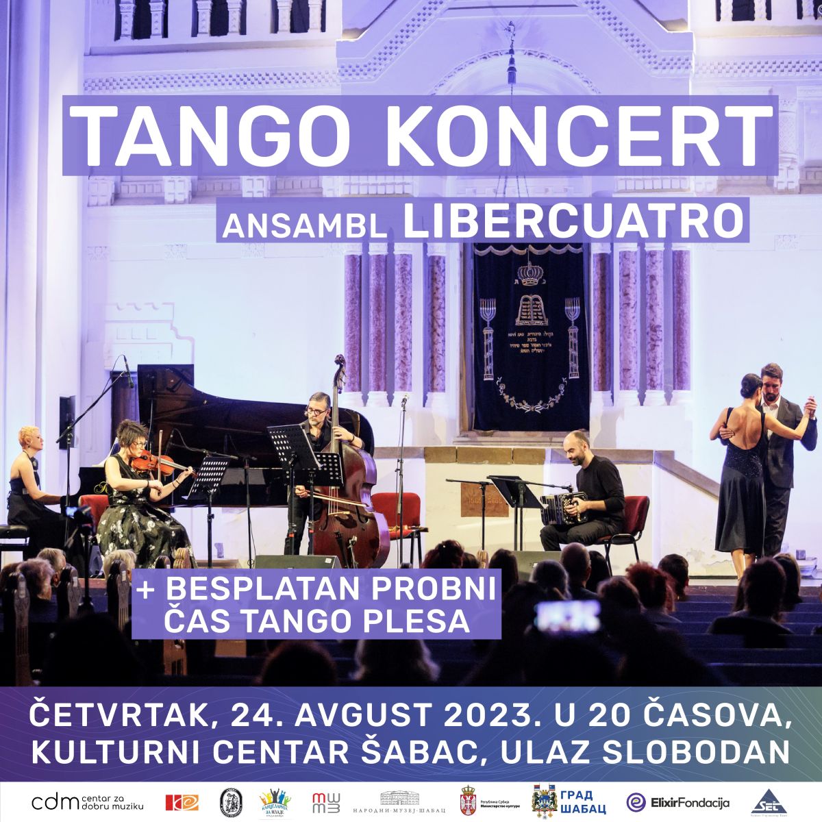 Večeras tango U Kulturnom centru
