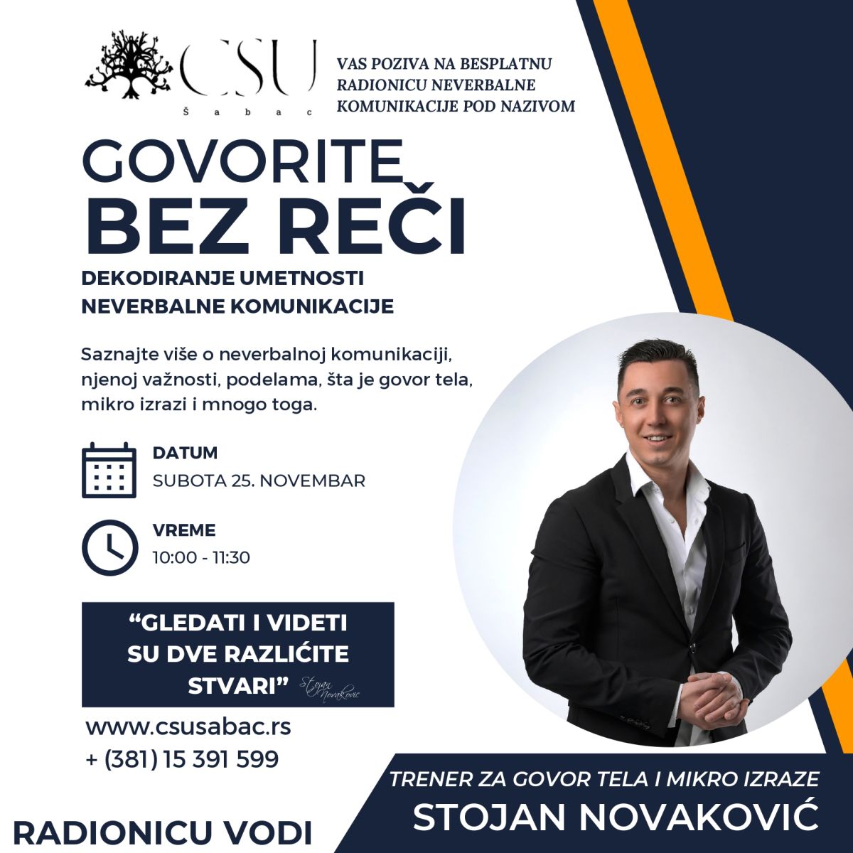 „Govorite  bez reči”