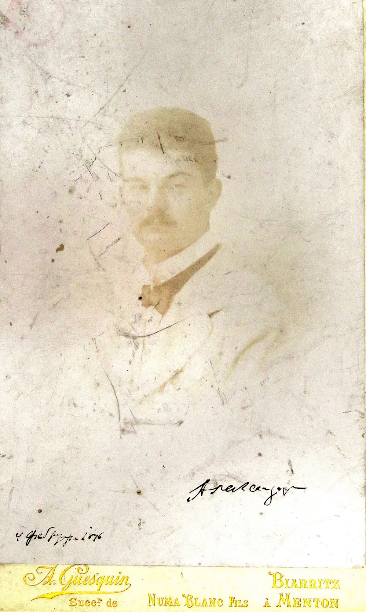 Fotografija kralja Aleksandra Obrenovića iz 1896. godine