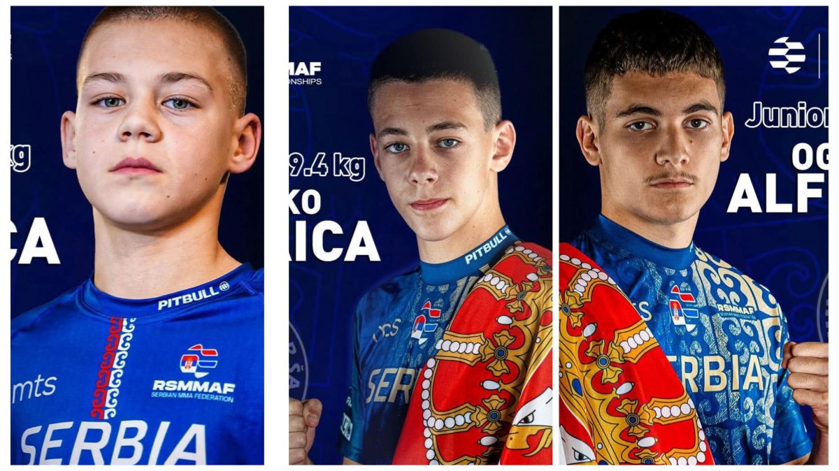 Vu. Kunaica, Ve. Kunaica i O. Alfirović (foto: MMA savez Srbije fb)