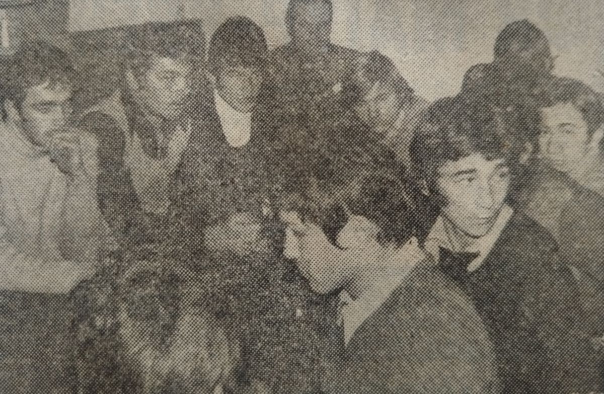 Јуниори на пријему у Шапцу после сребра 1976. године