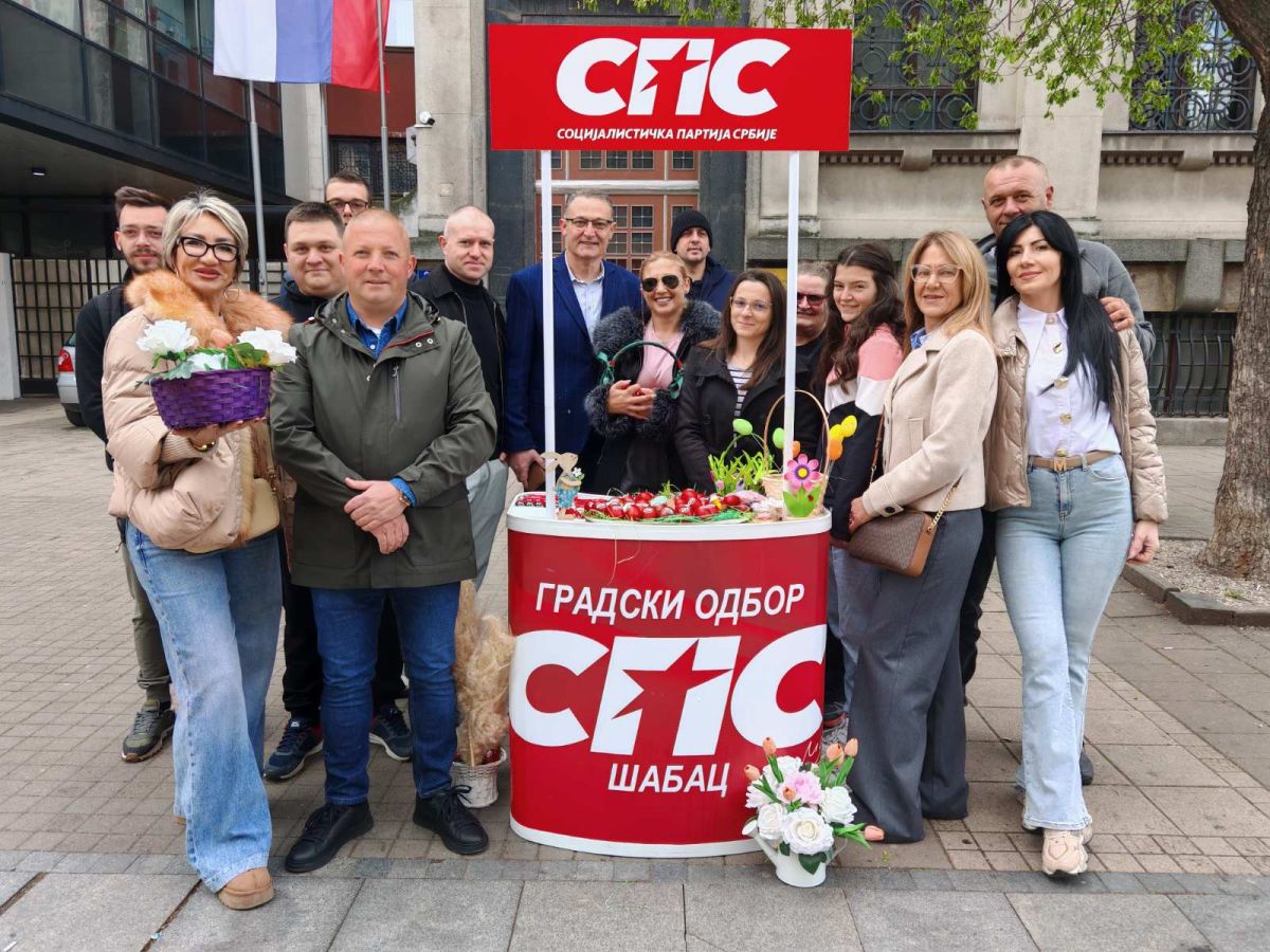 Шабачки социјалисти обележили Ускрс дружењем са суграђанима