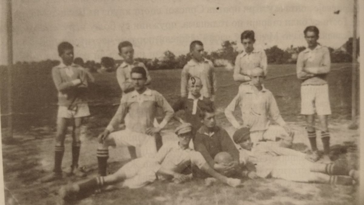 СК Мачва 1920. године (фото: књига "Провинцијски Уругвај" Александар Ђенадића)