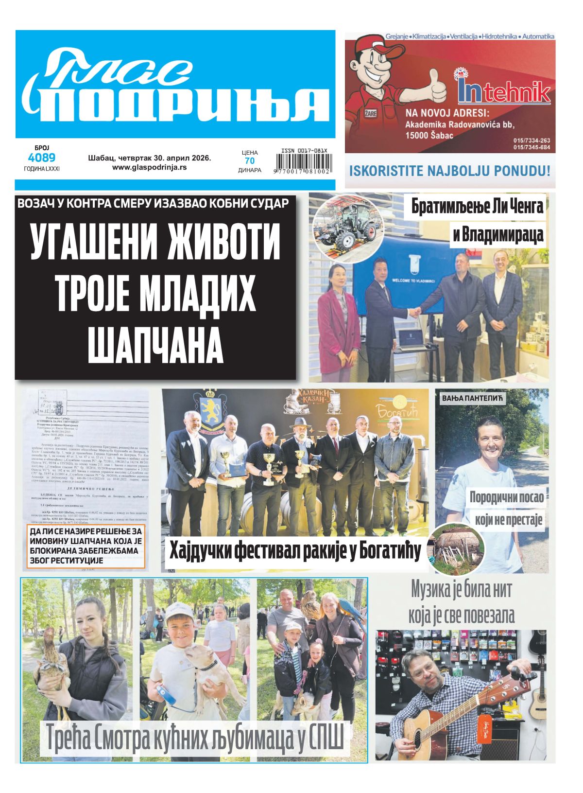 U novom broju Glasa Podrinja