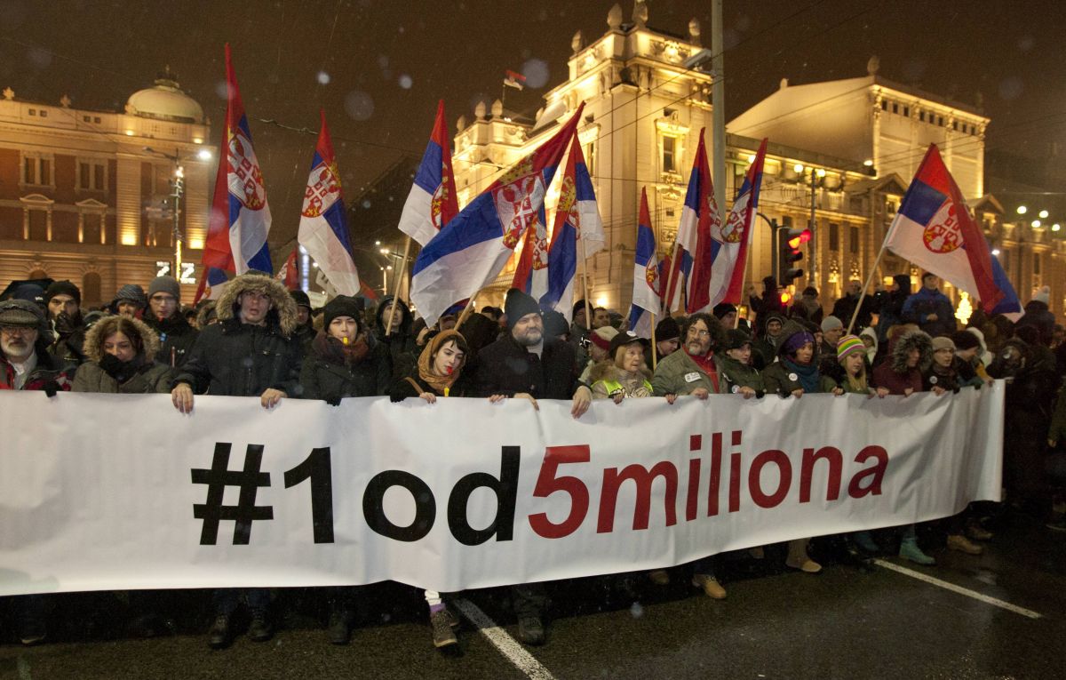 U Beogradu danas šesti protest protiv aktuelne vlasti