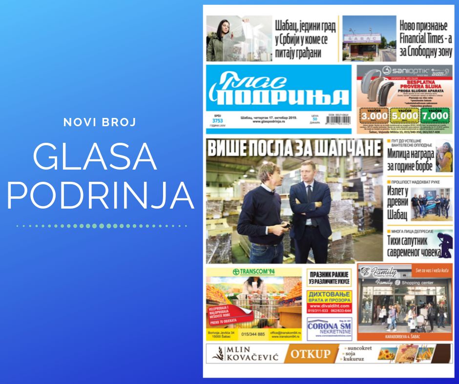 U novom broju "Glasa Podrinja"