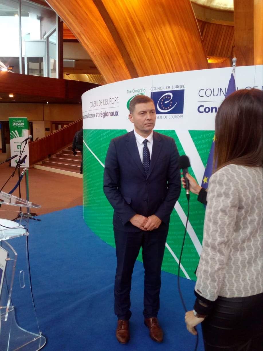 Gradonačelnik Šapca uoči govora u Savetu Evrope
