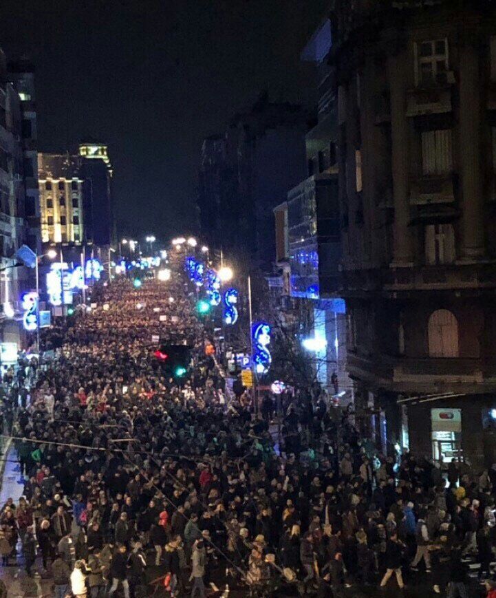 Протест опозиције у Београду