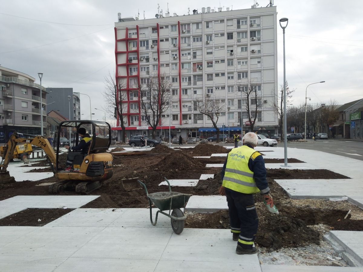 Radovi na Vinaverovom trgu u završnoj fazi