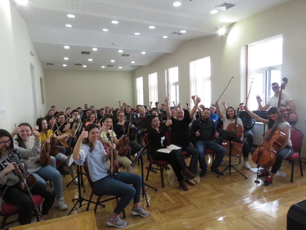 Prvi koncert simfonijskog orkestra Muzičke škole