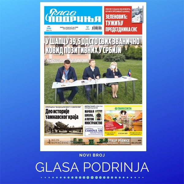 U novom broju Glasa Podrinja