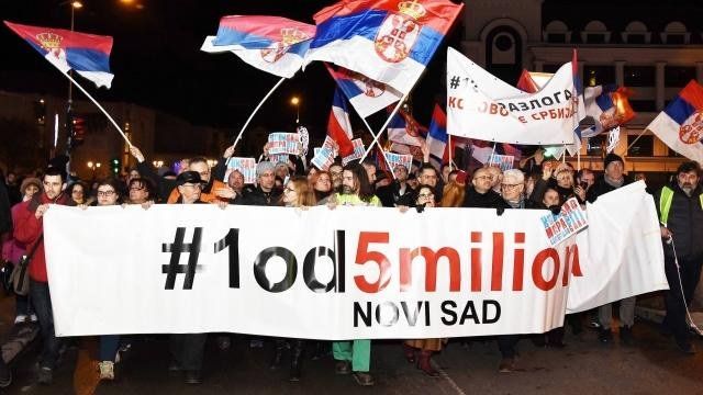 U petak novi protest "Jedan od pet miliona" u Novom Sadu