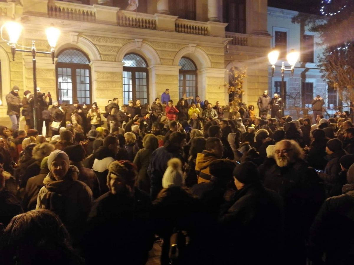 Protest i u Kragujevcu