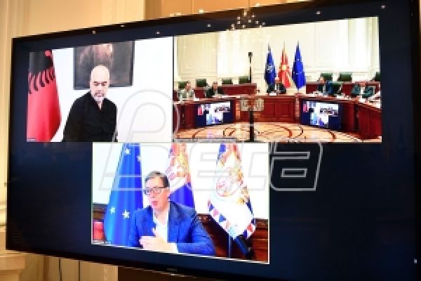 Vučić, Rama i Kovačevski o intenziviranju saradnje Otvorenog Balkana