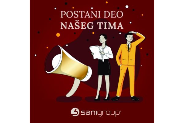 Sanigroup d.o.o.: Potreban saradnik u Sektoru marketinga i prodaje