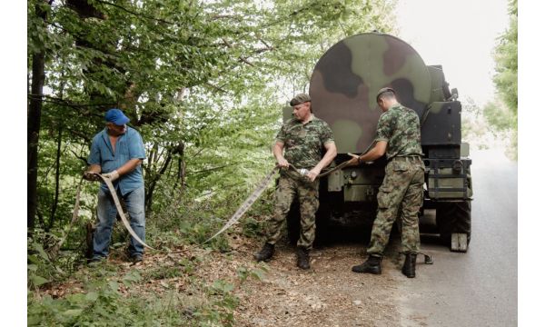 Vojska Srbije pomoć  u vodosnabdevanju