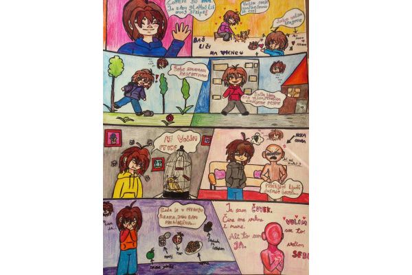 Pohvala za strip učenice Škole primenjenih umetnosti