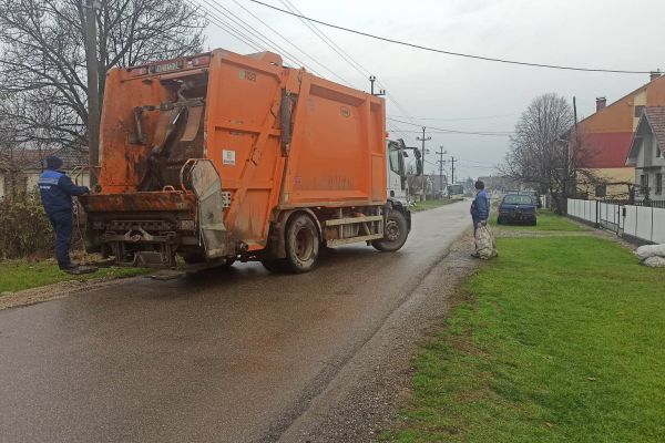 Odnošenje komunalnog otpada počelo u svih 14 mesnih zajednica opštine Bogatić