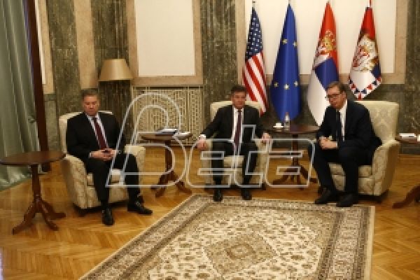 Predstavnici EU, SAD, Nemačke, Francuske i Italije danas sa Vučićem o Kosovu