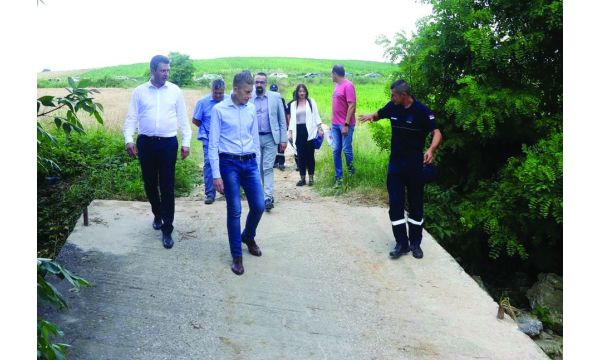 Ministar Martinović posetio Šabac i obišao poplavljena područja