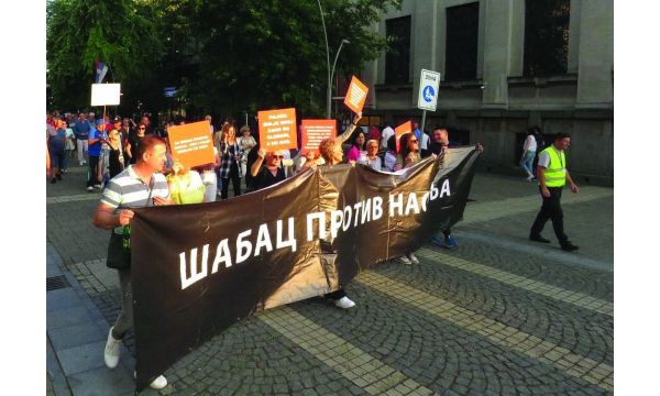 Održan treći protest „Šabac protiv nasilja“