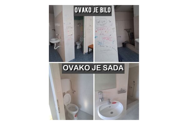 Renovirane svlačionice u OŠ "Stojan Novaković" na Letnjikovcu nastavak ulaganja u ovoj školi