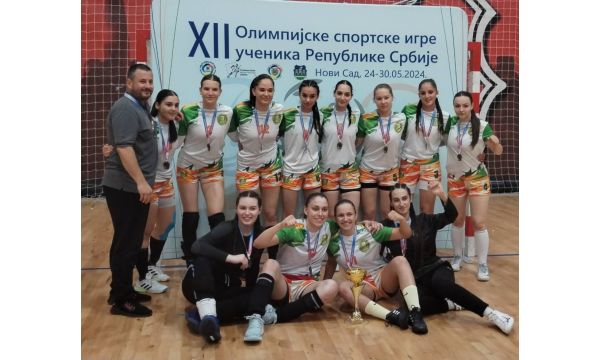 Рукометашице Медицинске државне шампионке  други пут заредом