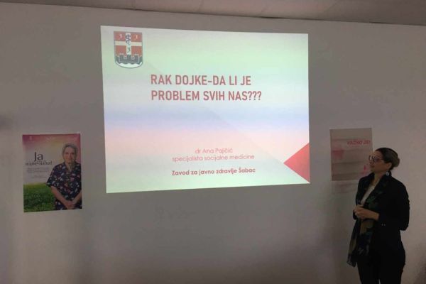 Predavanje ZZJZ Šabac u "Jazakiju" povodom Oktobra meseca borbe protiv raka dojke