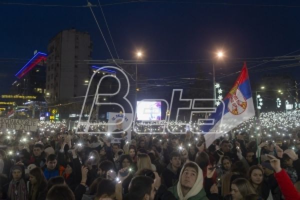Протест студената на Славији