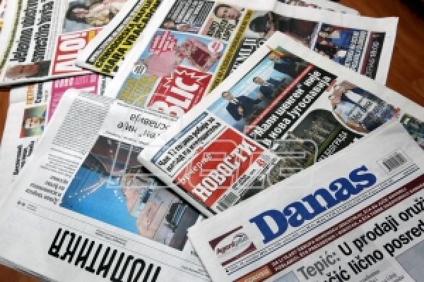 Naslovne strane za četvrtak, 27. mart