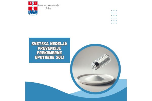Svetska nedelja prevencije prekomerne upotrebe soli 12–18. maj 2025. godine