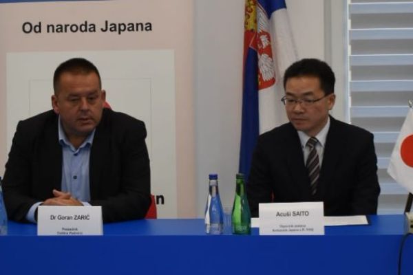 Донација Владе Јапана ЈКП „Извор“ и Дому здравља у Владимирцима
