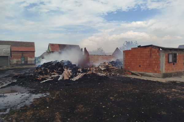 Огроман број пожара на територији Мачванског округа