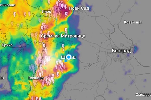 Upozorenje: Za područije Srbije na vremenske nepogode za 08.07.2025
