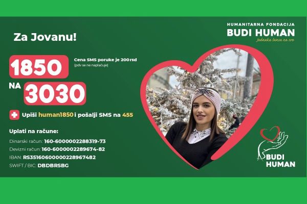 Jovani Gajić iz Klenja potrebno 55.000 evra za lečenje u Rusiji