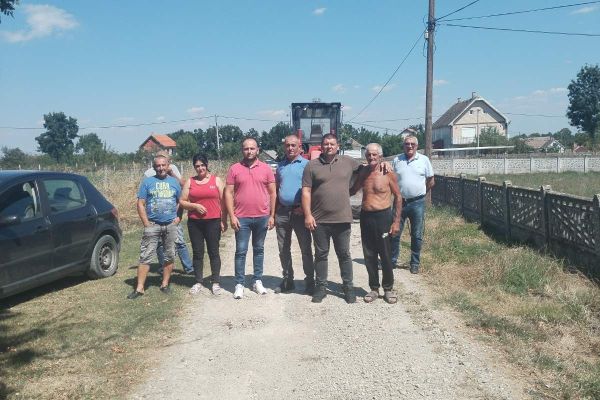 Владимирци: У Крнићу посуто 300 тона камена